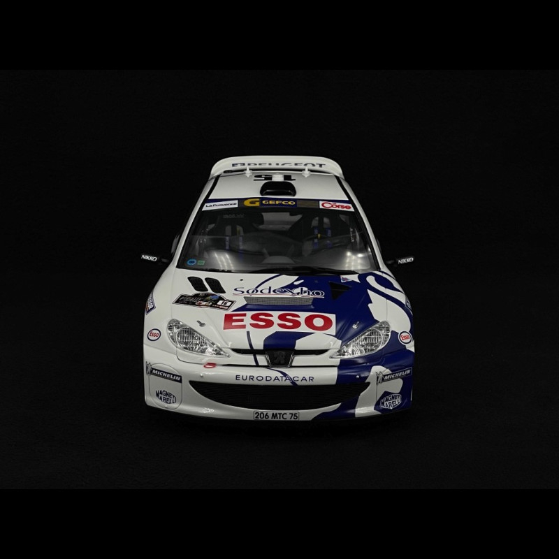Miniature Peugeot 206 WRC Tour De Corse 1999 #15 - 1/43 - Provence Moulage (montage Pro)
