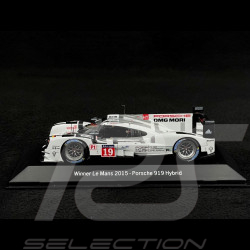 Porsche 919 Hybrid Vainqueur Le Mans 2015 n° 19﻿ 1/43 Spark MAP02031515