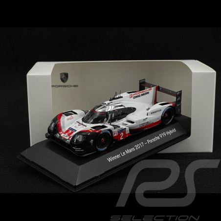 Porsche 919 Hybrid Vainqueur Le Mans 2017 n° 2 LMP1 1/43 Spark MAP02031717