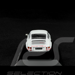 Porsche 911 Carrera RS 2.7 1973 Blanc / Bandes Rouges 1/43 Welly MAP01997323