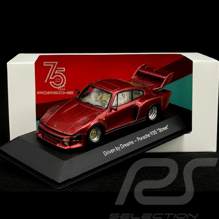 Porsche 935 Street 1983 Mansour Ojjeh Brilliant Red 1/43 Spark MAP02040023