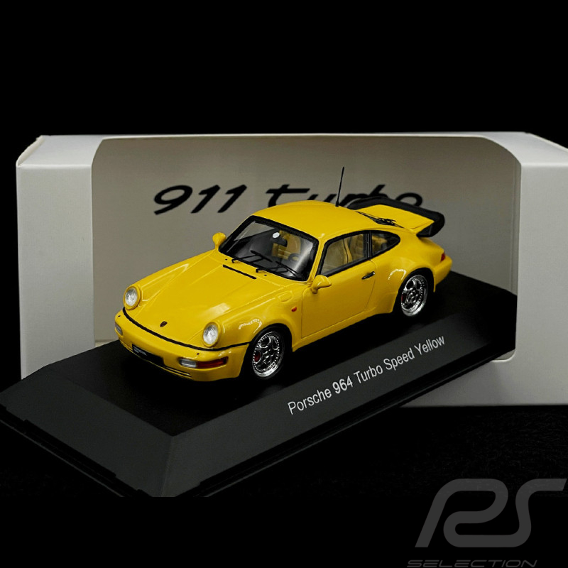 Porsche 911 Turbo Type 964 1991 Jaune Vitesse 1/43 Spark MAP02050820