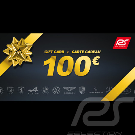 Carte cadeaux d'une valeur de 100 euros