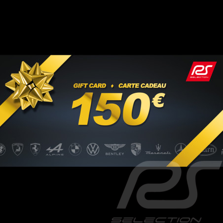 Carte cadeaux d'une valeur de 150 euros