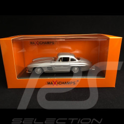 Mercedes Benz 300 SL coupe 1955 gris argent 1/43 Minichamps 940039000