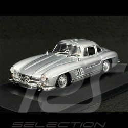 Mercedes Benz 300 SL coupe 1955 gris argent 1/43 Minichamps 940039000