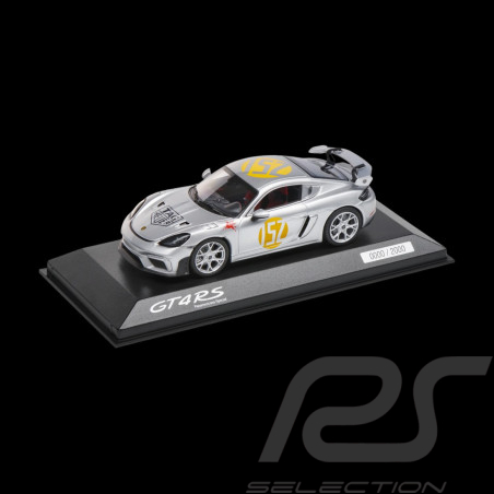 Porsche 718 Cayman GT4 RS Type 982 Panamericana n° 152 2023 Argent 1/43 Spark WAP0204120SCAY