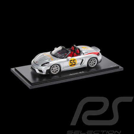 Porsche 718 Spyder RS Type 982 Panamericana n° 55 2023 Silber 1/18 Spark WAP0212160SSPY