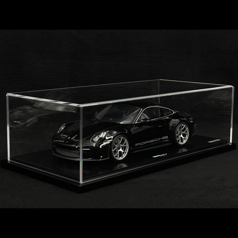 Modellino Spark 1:43 Porsche 911 992 S/T Coupé, Colore Nero/GT Argento, Edizione Limitata
