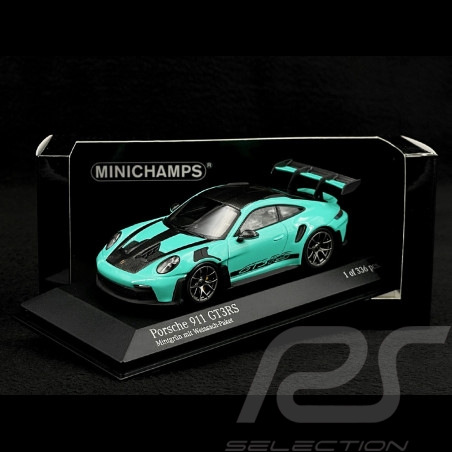 Porsche 911 GT3 RS Type 992 Weissach Package 2024 Mint Green 1/43 Minichamps 410062109