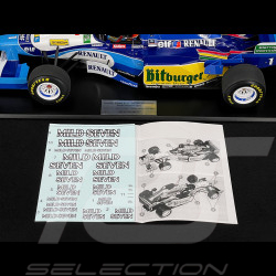 Michael Schumacher Benetton Renault B195 n° 1 Champion du Monde 1995 F1 1/12 Minichamps 517951201