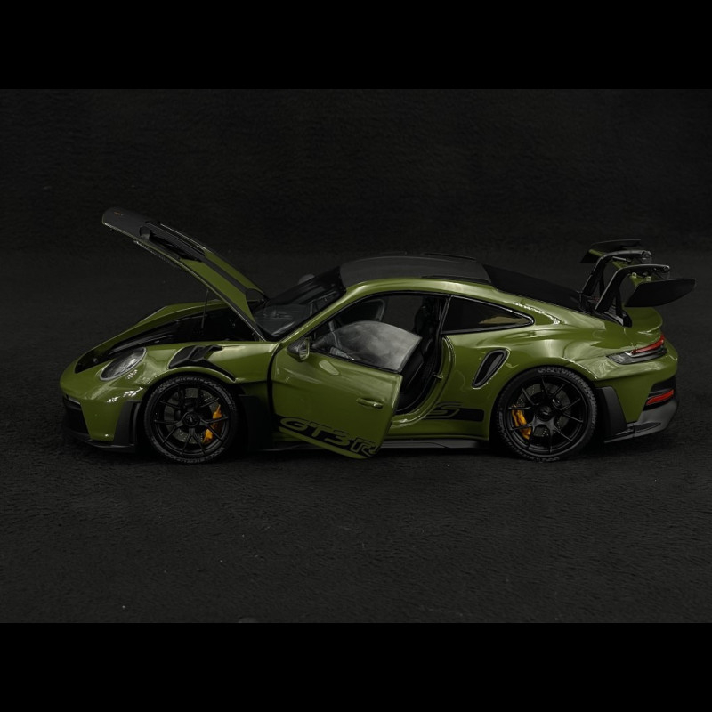 Porsche 911 GT3 RS Type 992 2024 Nato Olive Green 1/18 Minichamps