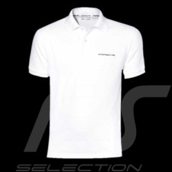 Duo Porsche Polo-shirt classic Weiß + Porsche Cap Wappen Schwarz