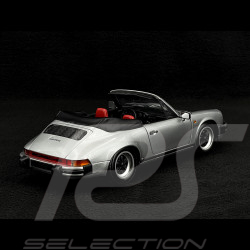 Porsche 911 Carrera Cabriolet 3.2 1983 Gris Argent 1/18 Minichamps 100063034