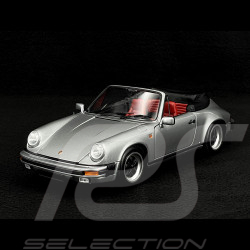 Porsche 911 Carrera Cabriolet 3.2 1983 Gris Argent 1/18 Minichamps 100063034