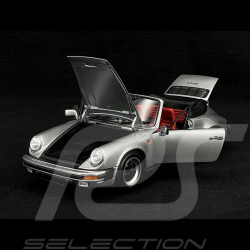 Porsche 911 Carrera Cabriolet 3.2 1983 Gris Argent 1/18 Minichamps 100063034