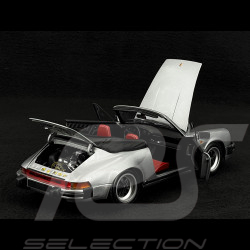 Porsche 911 Carrera Cabriolet 3.2 1983 Gris Argent 1/18 Minichamps 100063034