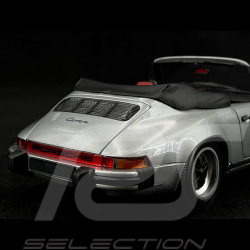 Porsche 911 Carrera Cabriolet 3.2 1983 Gris Argent 1/18 Minichamps 100063034