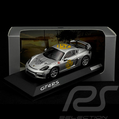 Porsche 718 Cayman GT4 RS Type 982 Panamericana n° 152 2023 Argent 1/43 Spark WAP0204120SCAY