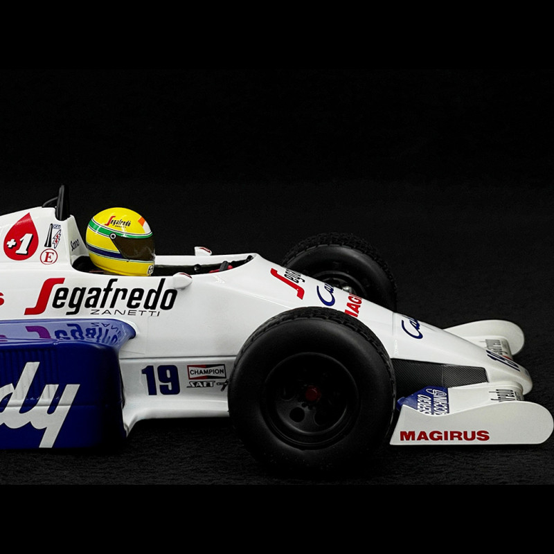 Minichamps 1:18 A. Senna Toleman TG184 Dirty Version #19 2nd Monaco GP Formula 1 1984 540843819