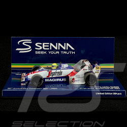 Ayrton Senna Toleman Hart TG183B n° 19 GP Brésil 1984 Premier GP en F1 1/43 Minichamps 540843339