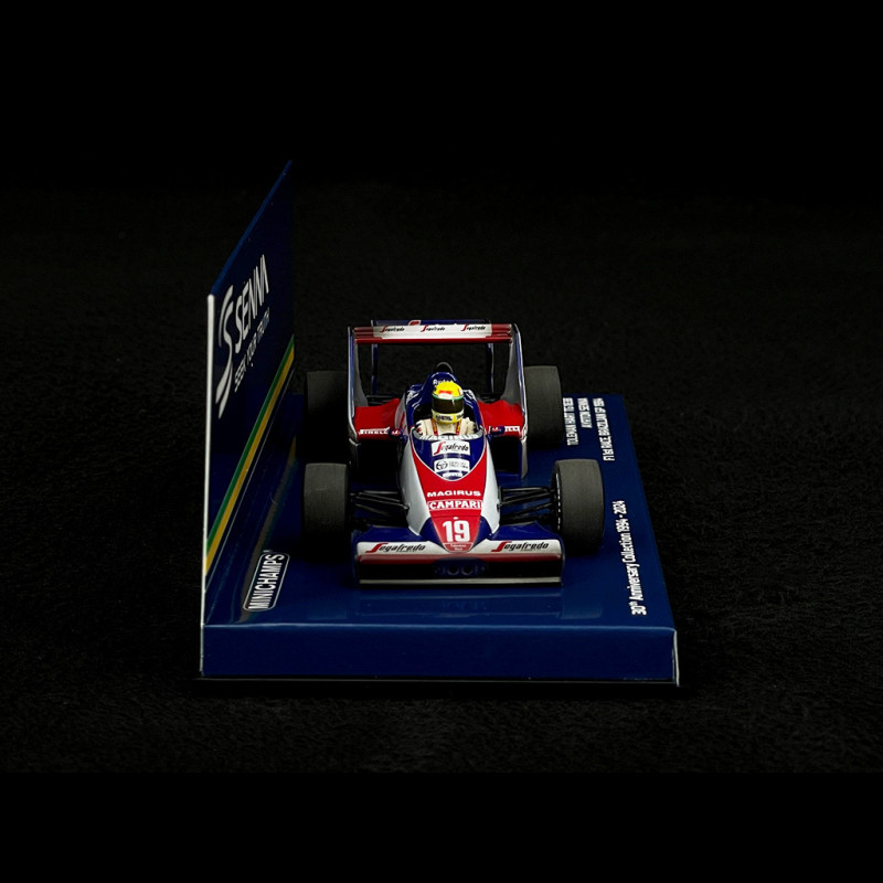 Ayrton Senna Toleman Hart TG183B n° 19 GP Brazil 1984 First F1 GP