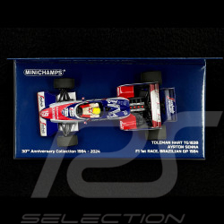 Ayrton Senna Toleman Hart TG183B n° 19 GP Brésil 1984 Premier GP en F1 1/43 Minichamps 540843339