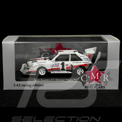 Walter Röhrl Audi Sport Quattro S1 E2 n° 1 Vainqueur Pikes Peak 1987 1/43 CMR WRC018