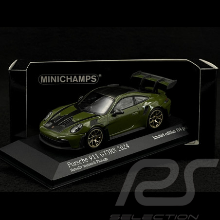 Porsche 911 GT3 RS Type 992 Weissach Package 2022 Nato Olive Green 1/43 Minichamps 413062118