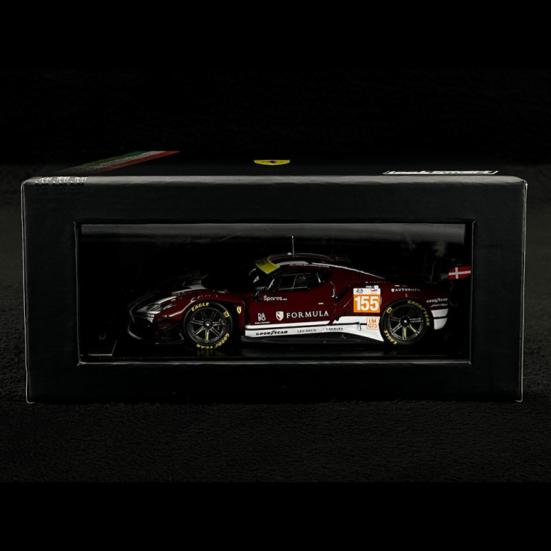 Miniature 1/43 Looksmart Ferrari 296 GT3 #55 – Le Mans 2024 (Pilote Laursen) – Modèle Neuf LSLM186