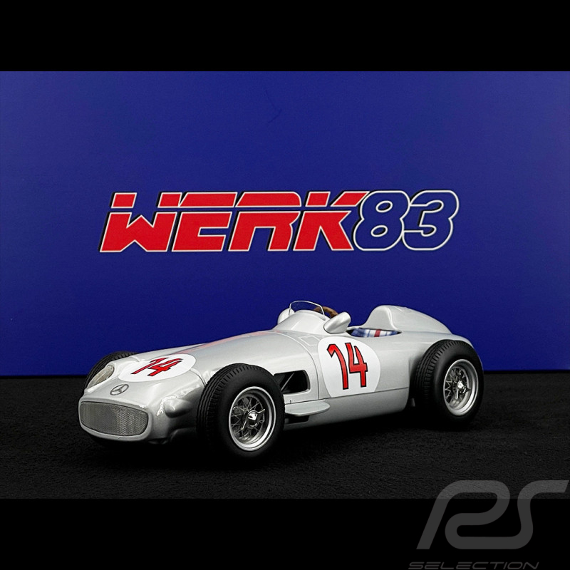 Stirling Moss Mercedes-Benz W196 n° 14 2ème GP Belgique 1955 F1 1/18 Werk83 W1801804