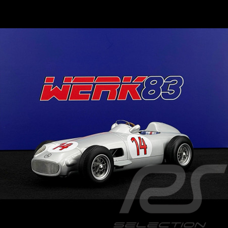 Stirling Moss Mercedes-Benz W196 n° 14 2ème GP Belgique 1955 F1 1/18 Werk83 W1801804