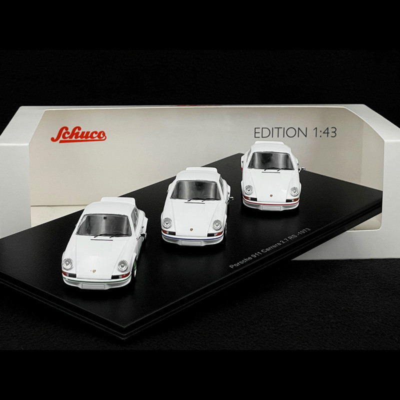 Porsche 911 Carrera RS 2.7 1973 White Green / Blue / Red Stripes 1
