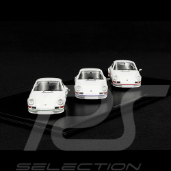 Porsche 911 Carrera RS 2.7 1973 Weiß Grüne / Blaue / Rote Streifen 1/43 Schuco 450725700