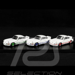 Porsche 911 Carrera RS 2.7 1973 Weiß Grüne / Blaue / Rote Streifen 1/43 Schuco 450725700