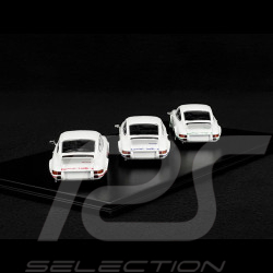 Porsche 911 Carrera RS 2.7 1973 Weiß Grüne / Blaue / Rote Streifen 1/43 Schuco 450725700