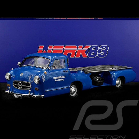 Mercedes-Benz Transporteur "La Merveille Bleue" 1954 Bleu 1/18 Werk83 W1801701