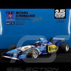 Michael Schumacher Benetton Renault B195 n° 1 Vainqueur GP Europe 1995 F1 1/12 Minichamps 517952101