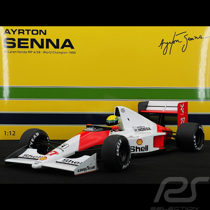Ayrton Senna McLaren MP4/5B n° 27 Champion du Monde 1990 F1 1/12 Minichamps 547901227