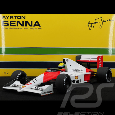 Ayrton Senna McLaren MP4/5B n° 27 Champion du Monde 1990 F1 1/12 Minichamps 547901227