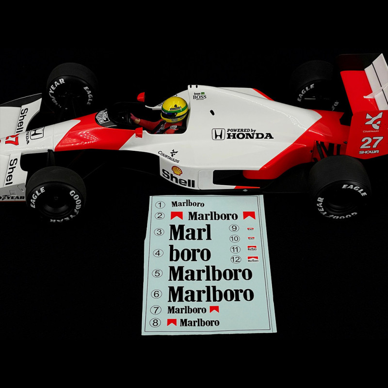 Ayrton Senna McLaren MP4/5B n° 27 World Champion 1990 F1 1/12