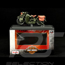 Harley Davidson WLA Flathead 1942 Kaki Green 1/18 Maisto 39360