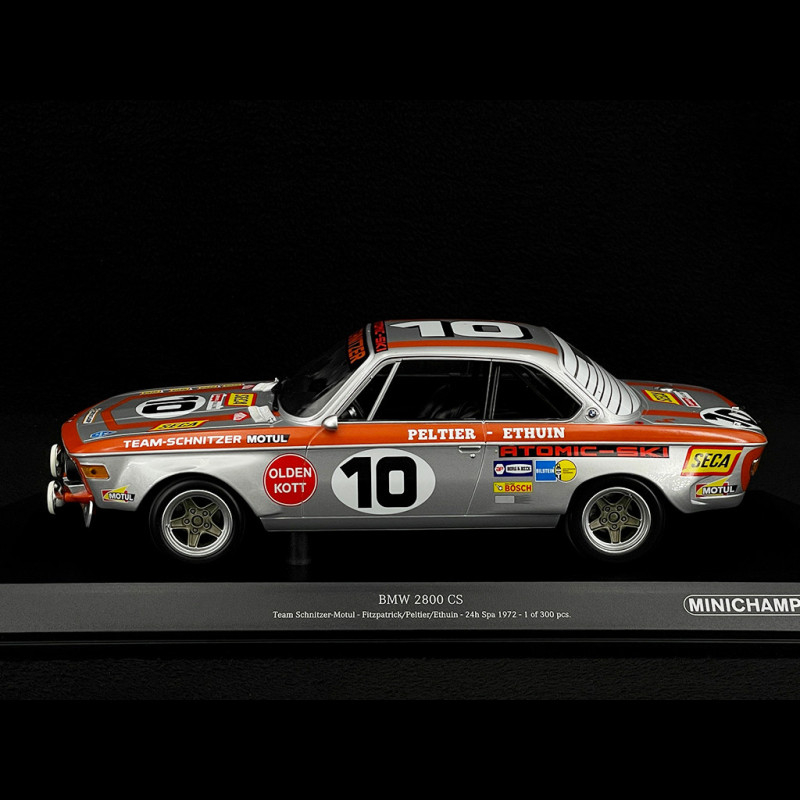 ミニチャンプス 1/18  2800 CS #10 スパ24H 1972 BMW 2800 CS n° 10 24h Spa 1972 1/18 Minichamps 155722710