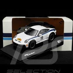 Porsche 911 Dakar Type 992 n° 19 Rallye Safari 1974 Tribute 2023 Blanc / Bleu 1/43 Spark WAP0200040PDKK