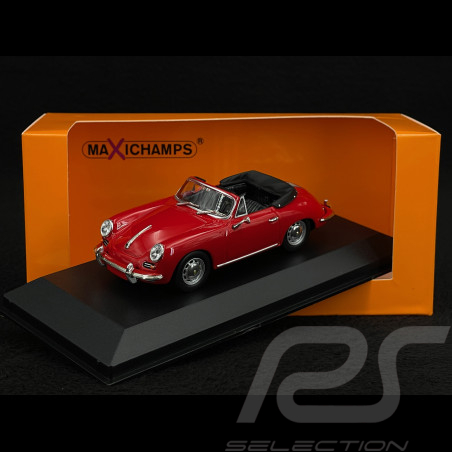 Porsche 356 C Cabrio 1965 Red 1/43 Minichamps 940062331