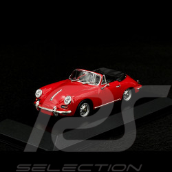 Porsche 356 C Cabrio 1965 Red 1/43 Minichamps 940062331