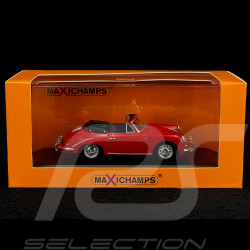 Porsche 356 C Cabrio 1965 Red 1/43 Minichamps 940062331