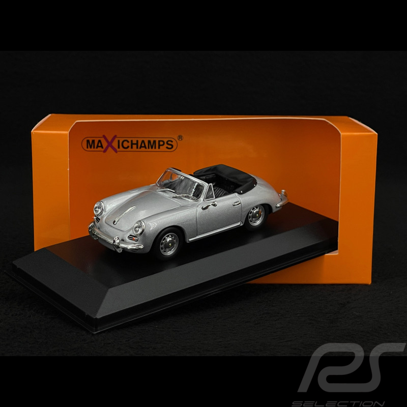 Porsche 356 C Cabriolet 1965 Argent 1/43 Minichamps 940062330