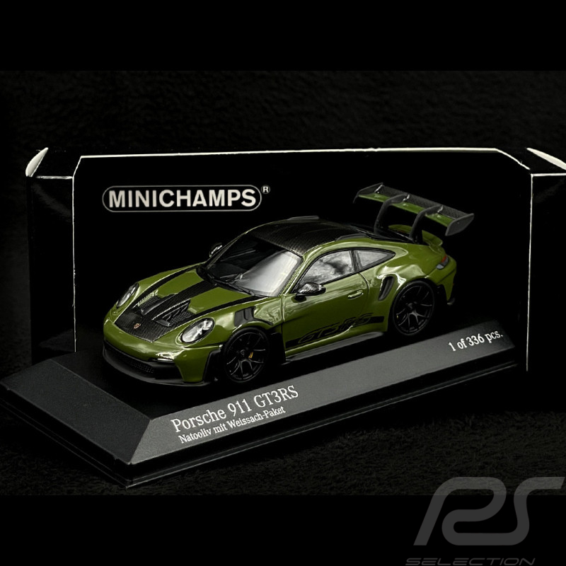 Porsche 911 GT3 RS Typ 992 2024 Natooliv Grün 1/43 Minichamps 410062110
