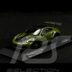 Porsche 911 GT3 RS Type 992 2024 Vert Olive Nato 1/43 Minichamps 410062110